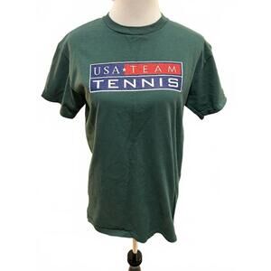 Vintage 1990's US Tennis Association Single‎ Stitch Graphic T-Shirt Unisex